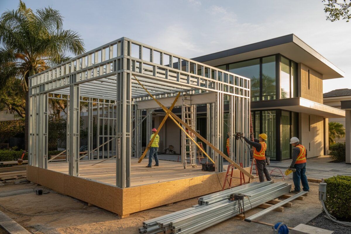 Obra en desarrollo en Zona Sur